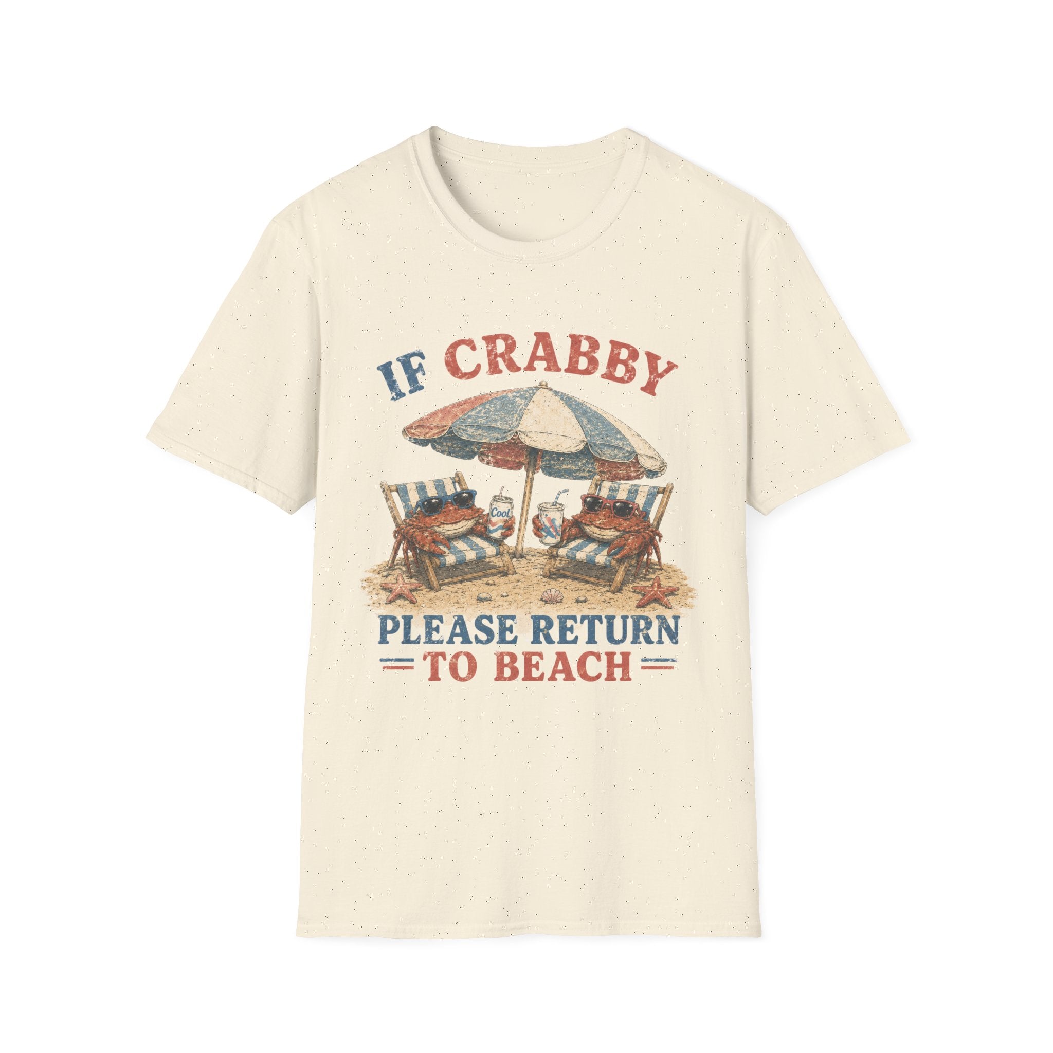 Crabby Beach Graphic T-Shirt