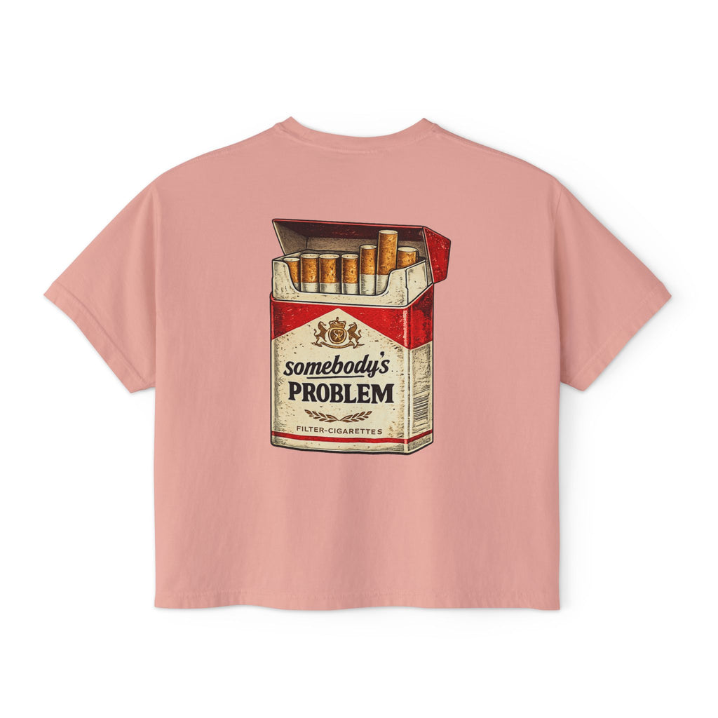 Women's Vintage 'Somebody's Problem' Graphic Boxy Tee