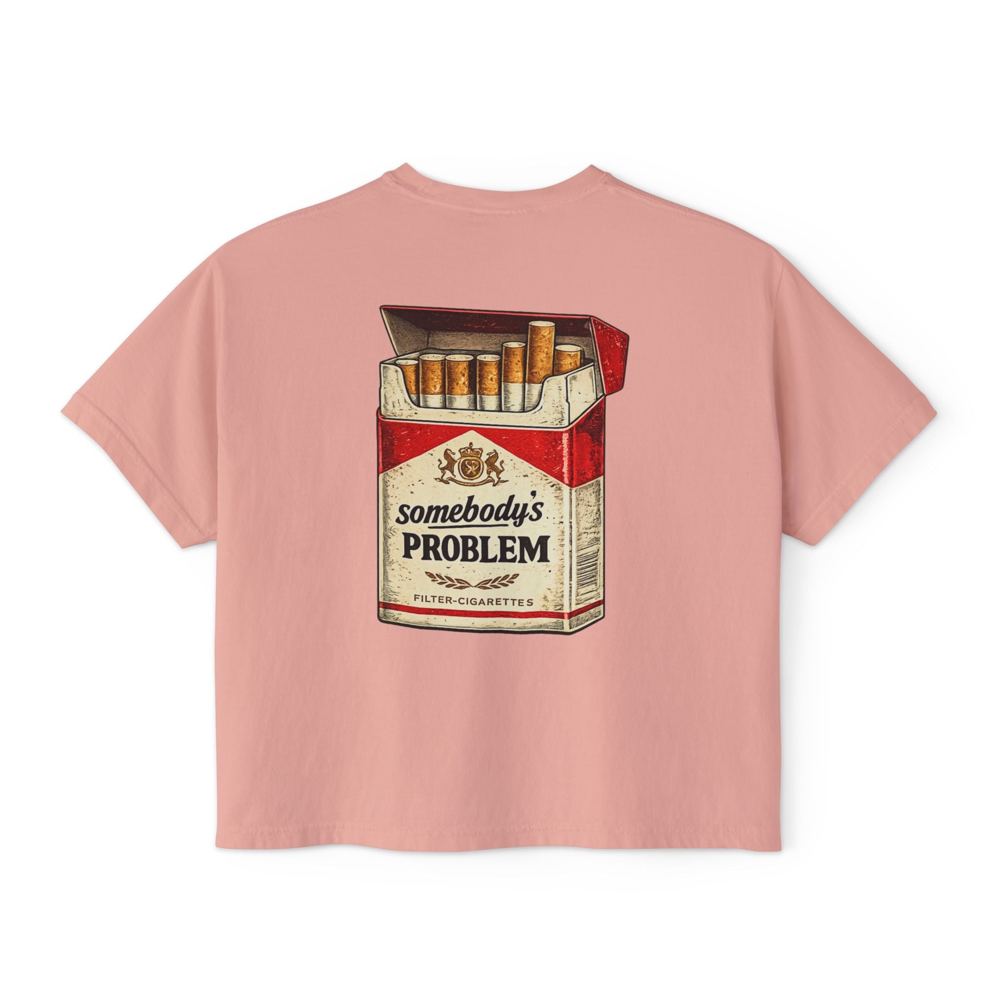 Women's Vintage 'Somebody's Problem' Graphic Boxy Tee