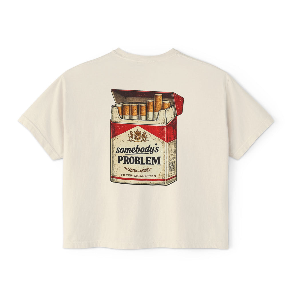 Women's Vintage 'Somebody's Problem' Graphic Boxy Tee