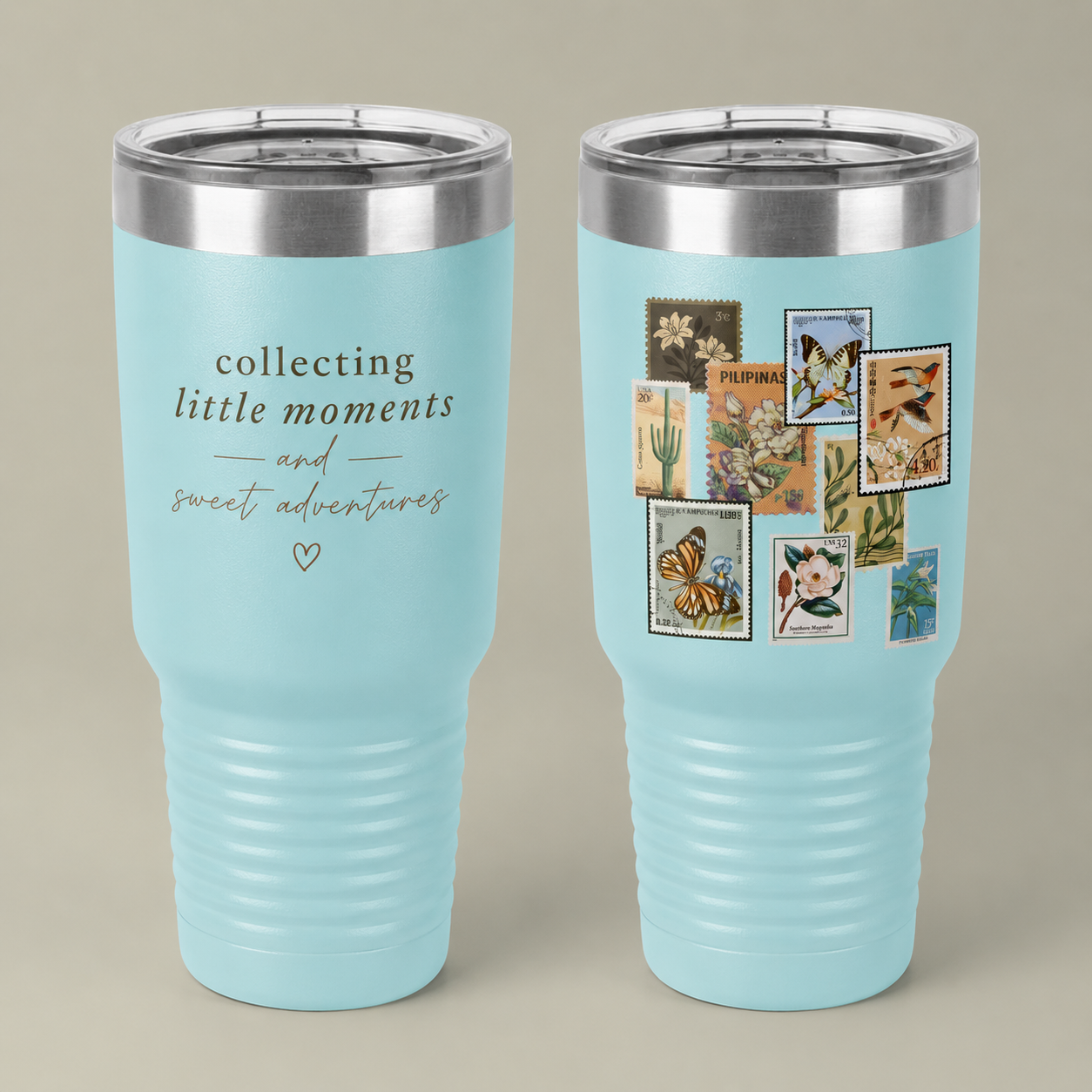 Vintage Botanical Insulated Tumbler