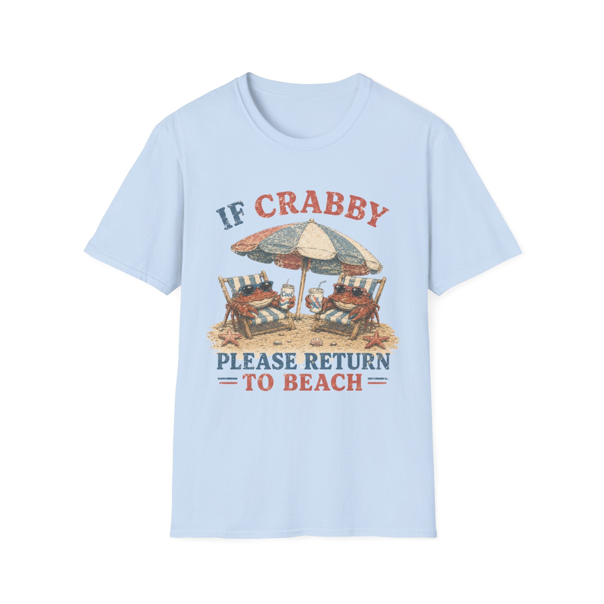 Crabby Beach Graphic T-Shirt