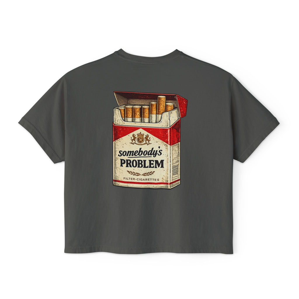 Women's Vintage 'Somebody's Problem' Graphic Boxy Tee