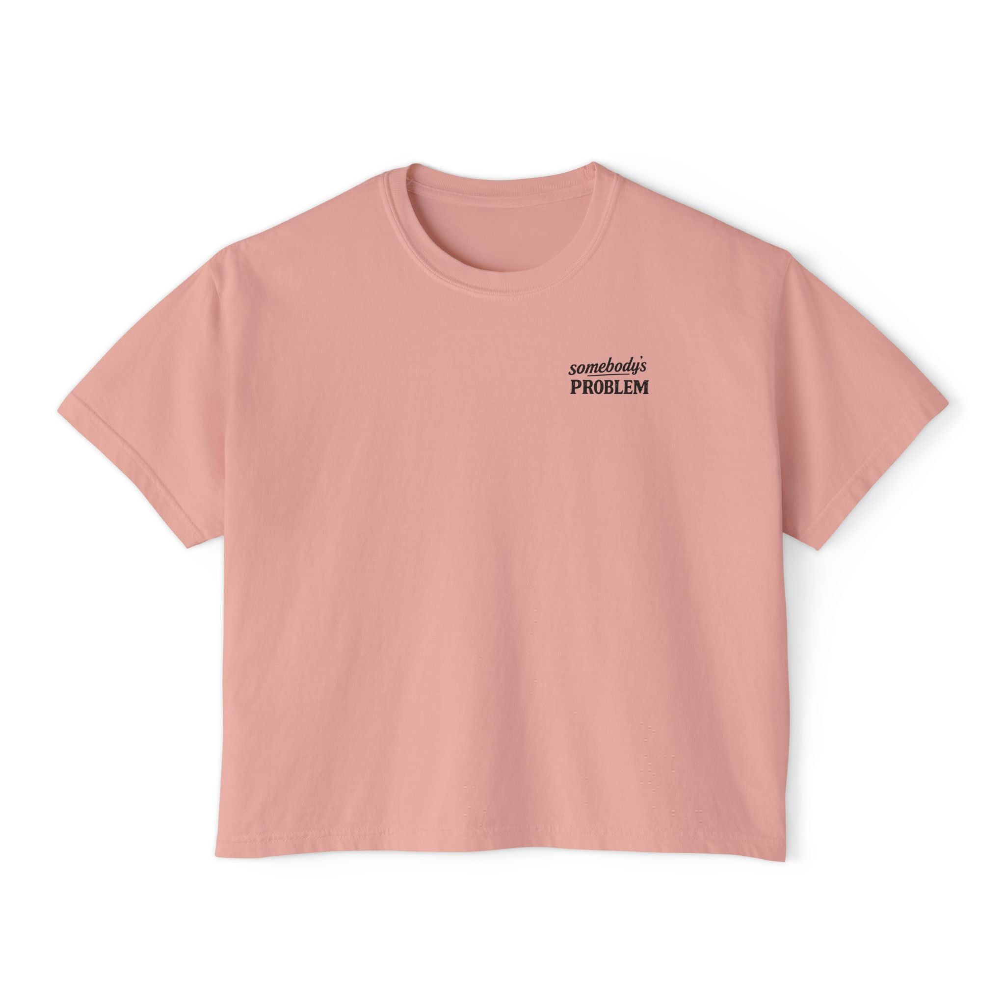 Women's Vintage 'Somebody's Problem' Graphic Boxy Tee