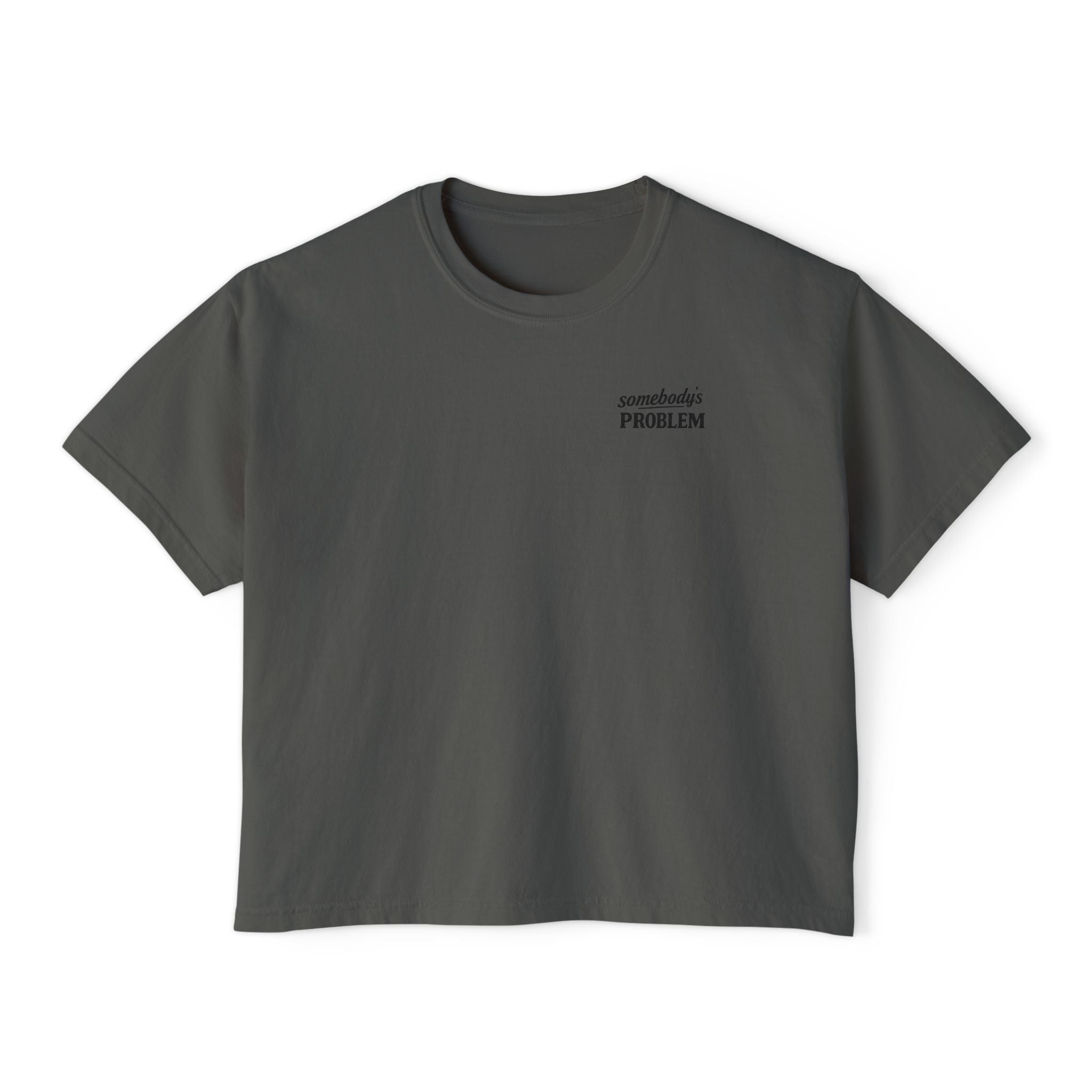 Women's Vintage 'Somebody's Problem' Graphic Boxy Tee
