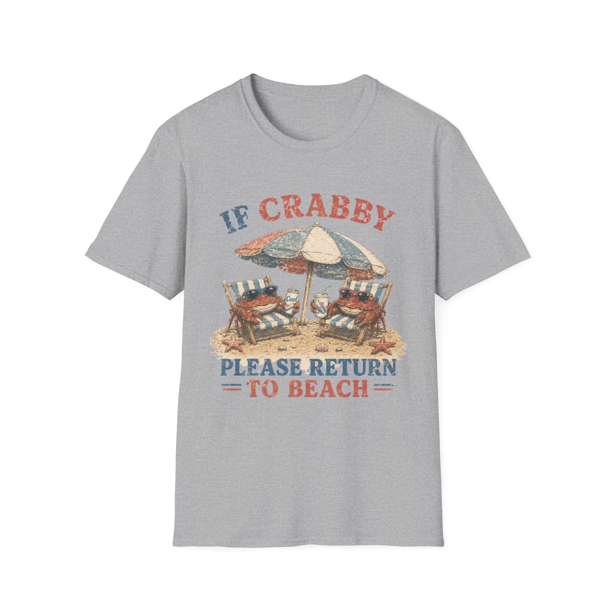 Crabby Beach Graphic T-Shirt